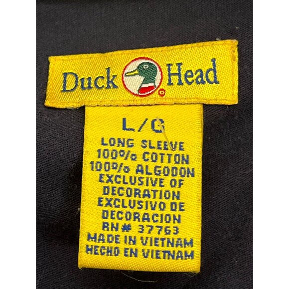 Duck Head Mens Dress Shirt Long Sleeve Plaid Button Down Collar Large - Picture 5 of 6